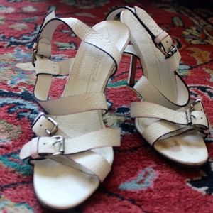 Brian Atwood Leather Sandals